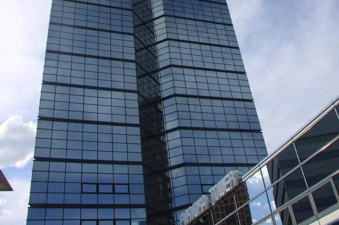 बिल्डिंग ग्लास निर्माता गहरा नीलागहरा हराकांस्य परावर्तक ग्लास (2)